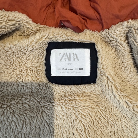 ZARA Parka boy or girl Size 3-4 - Picture 2 of 2
